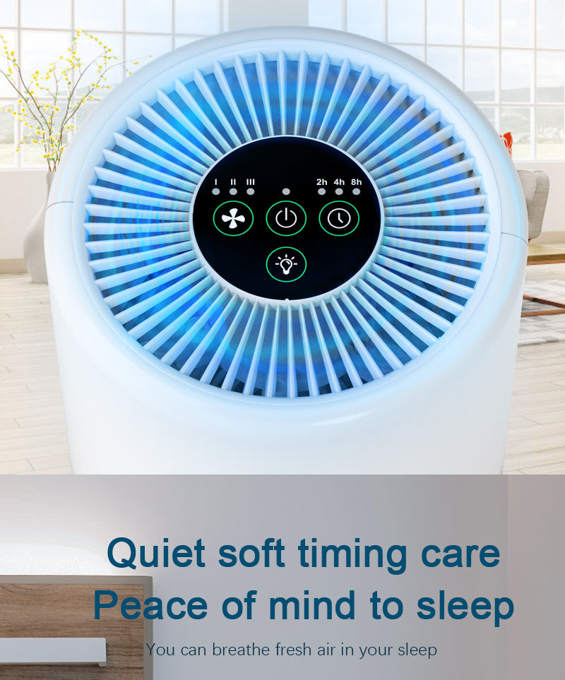 Earthmelon True HEPA Air Purifier with Night Light