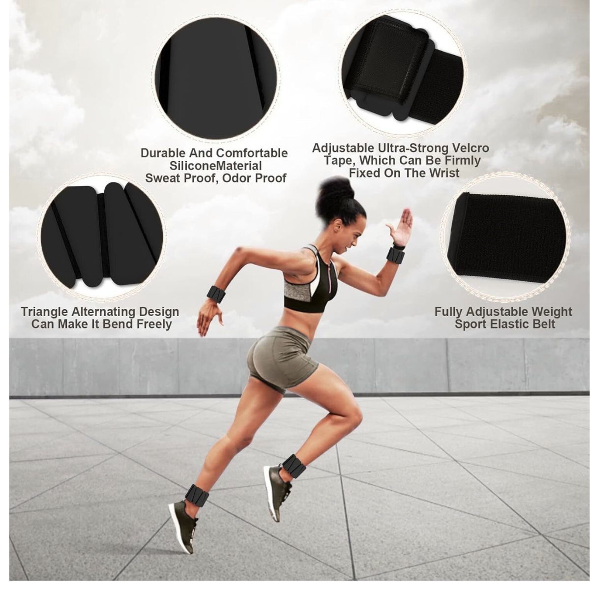 Earthmelon Premium Aesthetic Silicone Dumbbell Bars And Ankle Weights Set