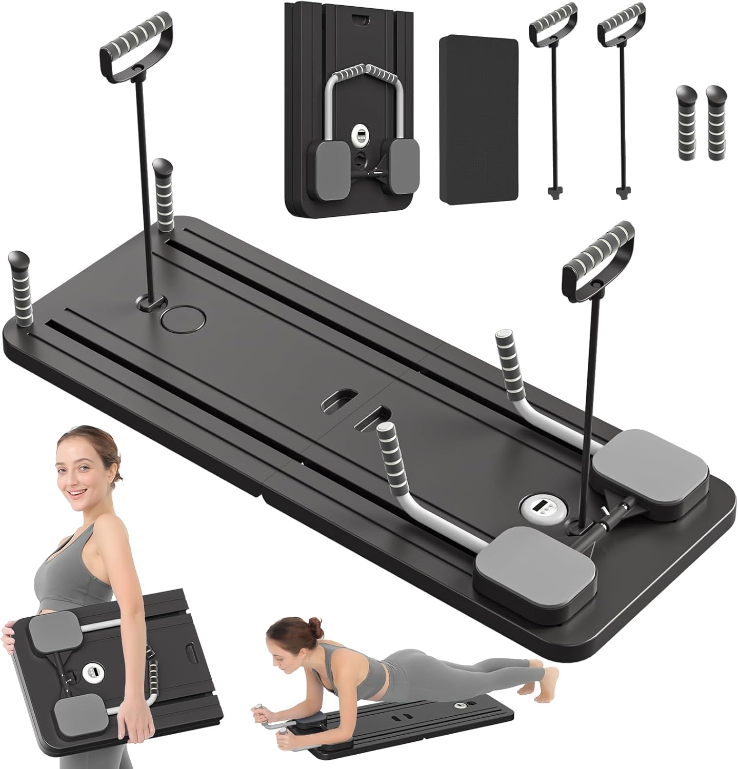 Earthmelon Multifunctional Abdominal Board Pilates Core Trainer + FREE Grip Socks