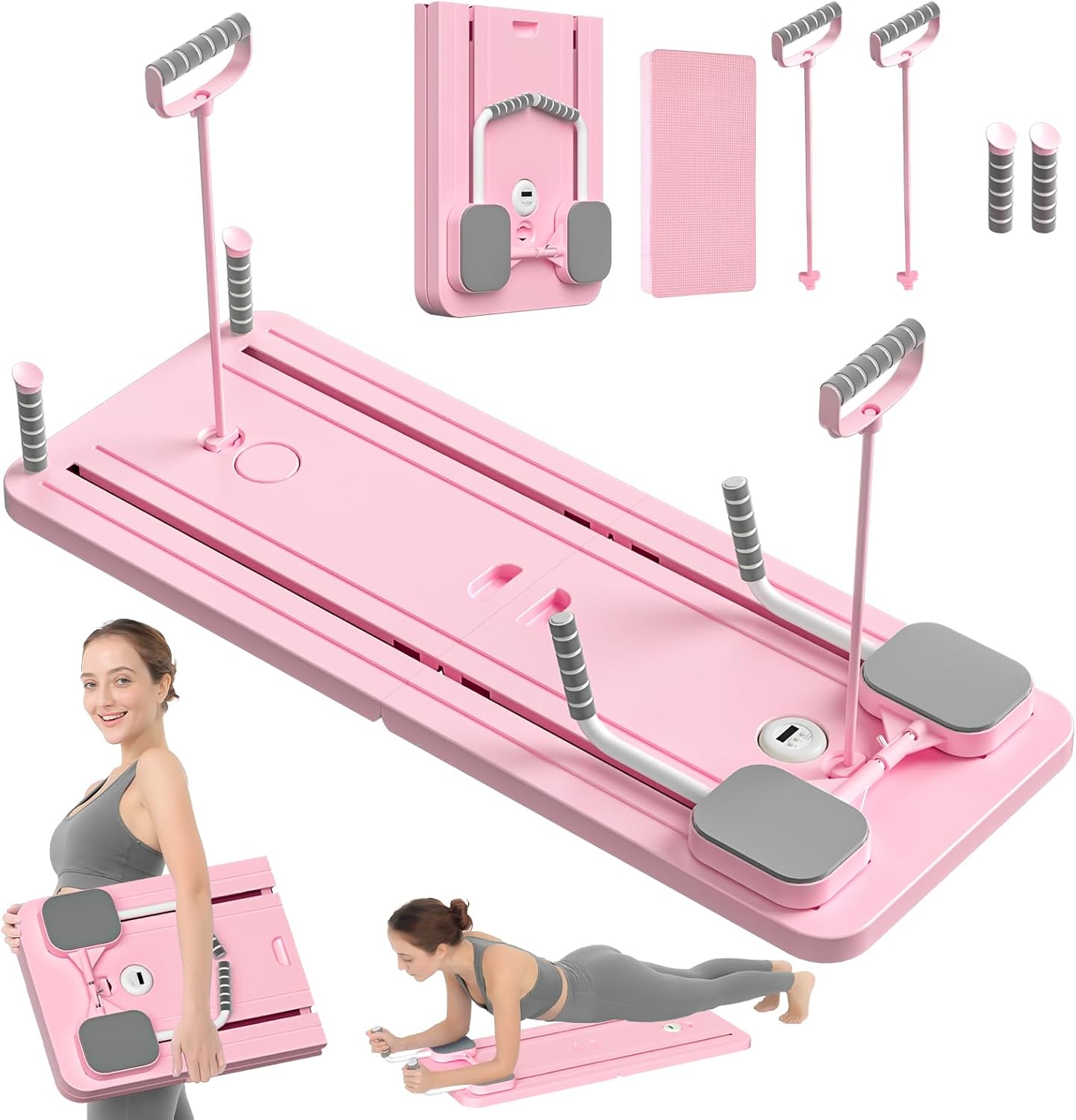 Earthmelon Multifunctional Abdominal Board Pilates Core Trainer + FREE Grip Socks