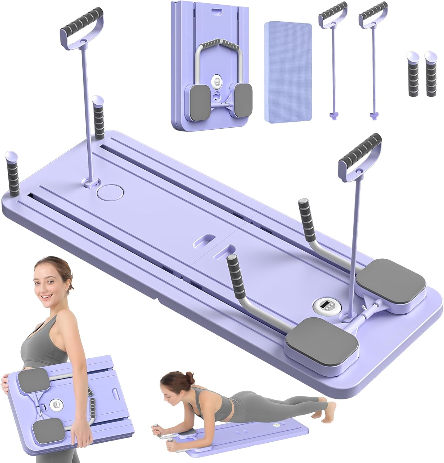 Earthmelon Multifunctional Abdominal Board Pilates Core Trainer + FREE Grip Socks