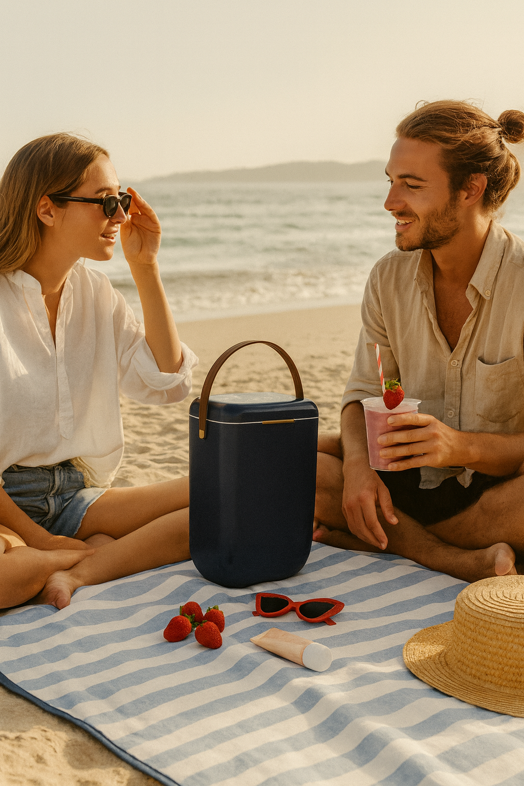 Earthmelon Premium 10L Hardcase Beverage Cooler Box