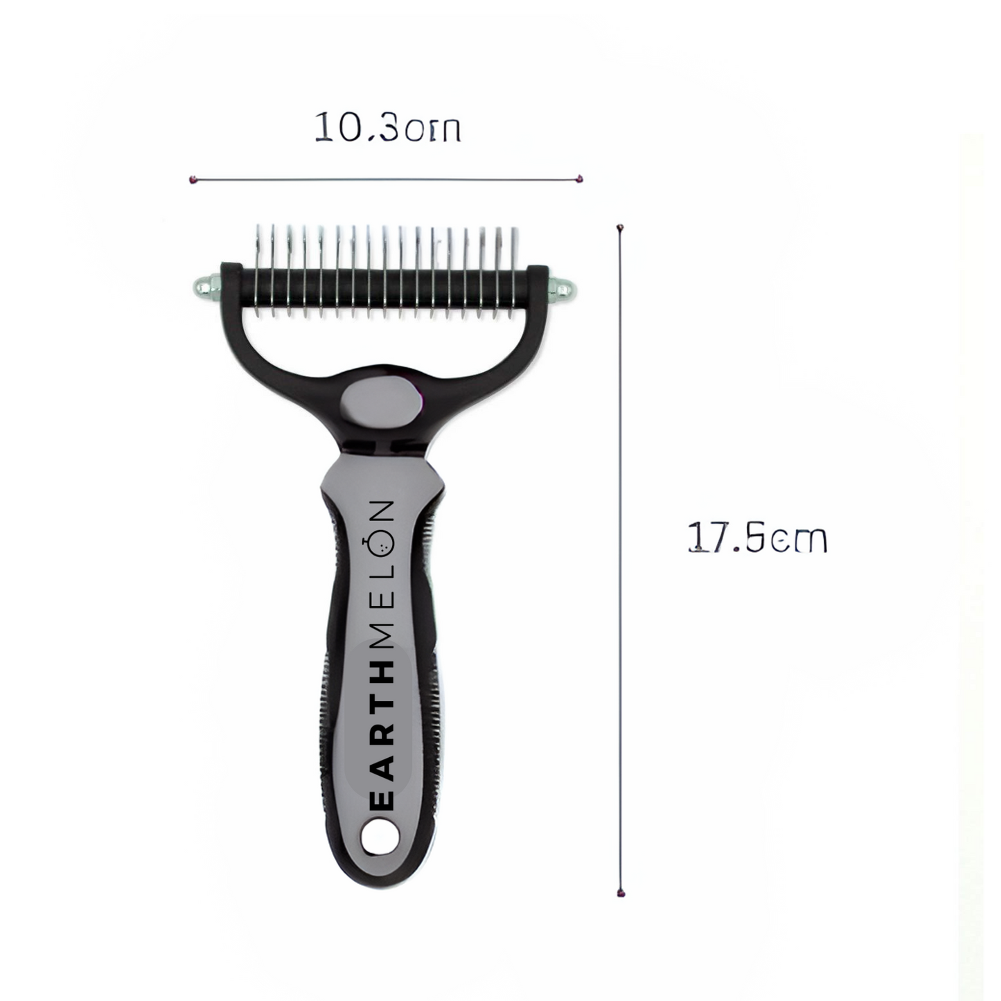 Pet Grooming Brush, XXL, Double-sided Dematting Rake Comb