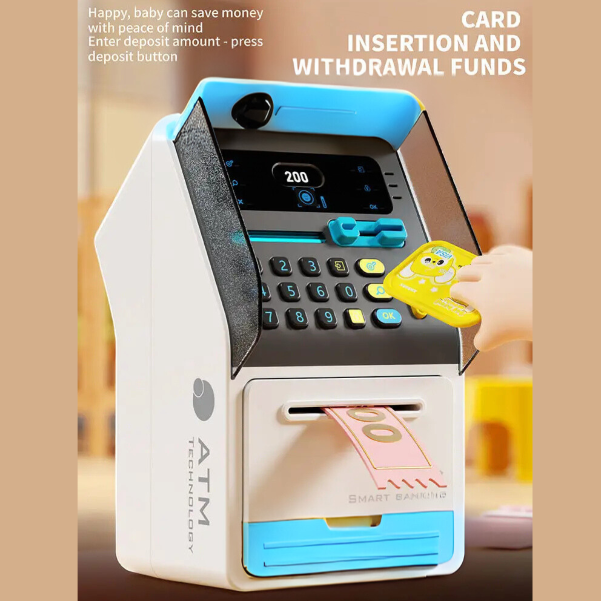 Electronic Piggy Bank ATM - Face Recognition and Password Savings