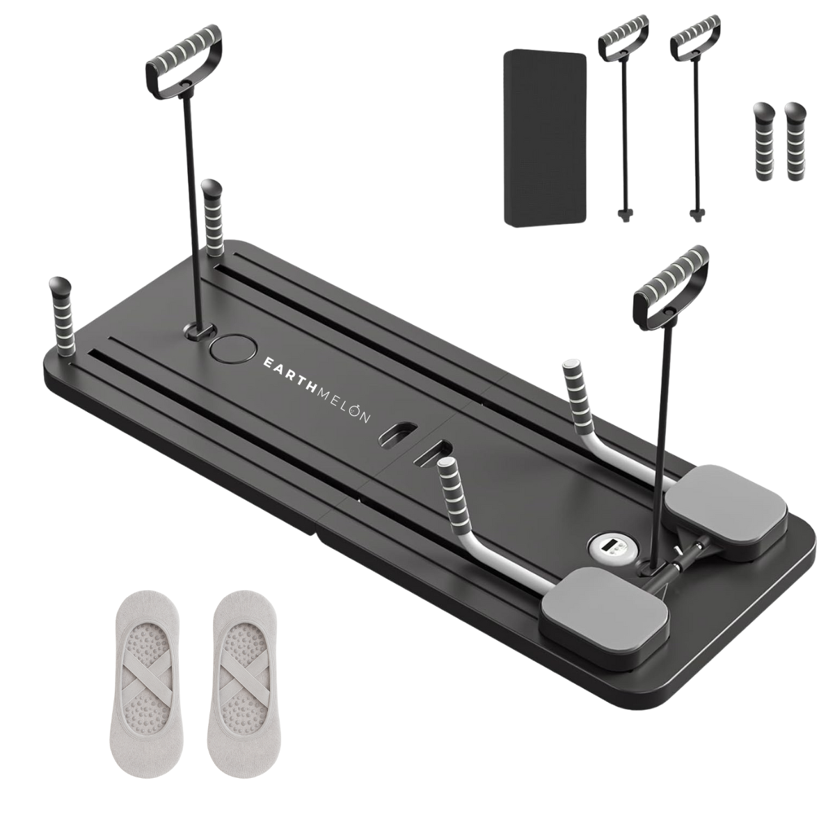 Earthmelon Multifunctional Abdominal Board Pilates Core Trainer + FREE Grip Socks