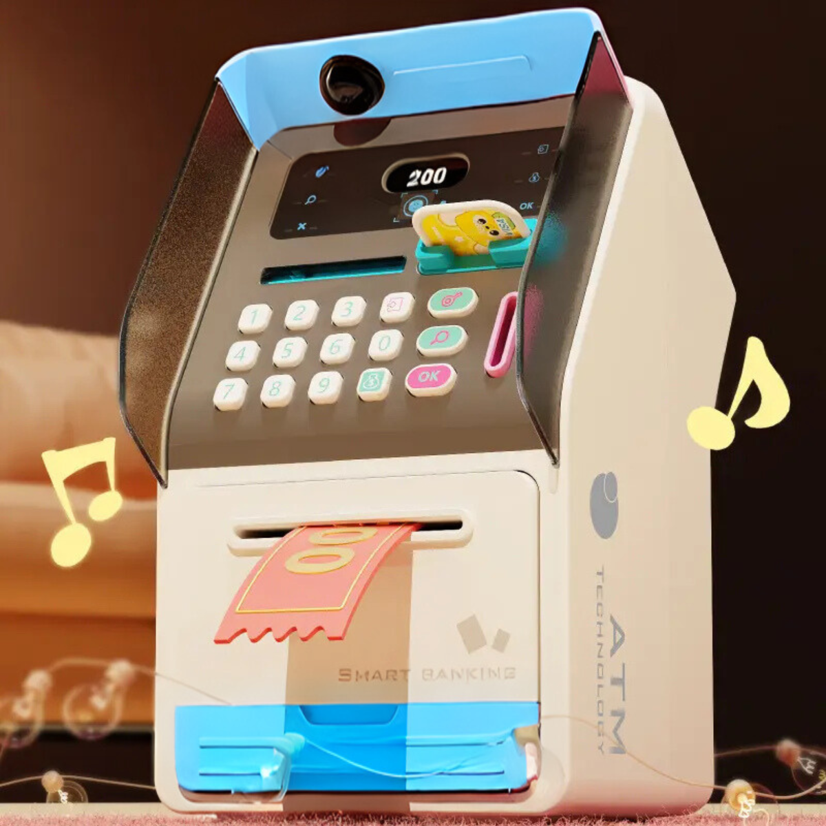 Electronic Piggy Bank ATM - Face Recognition and Password Savings