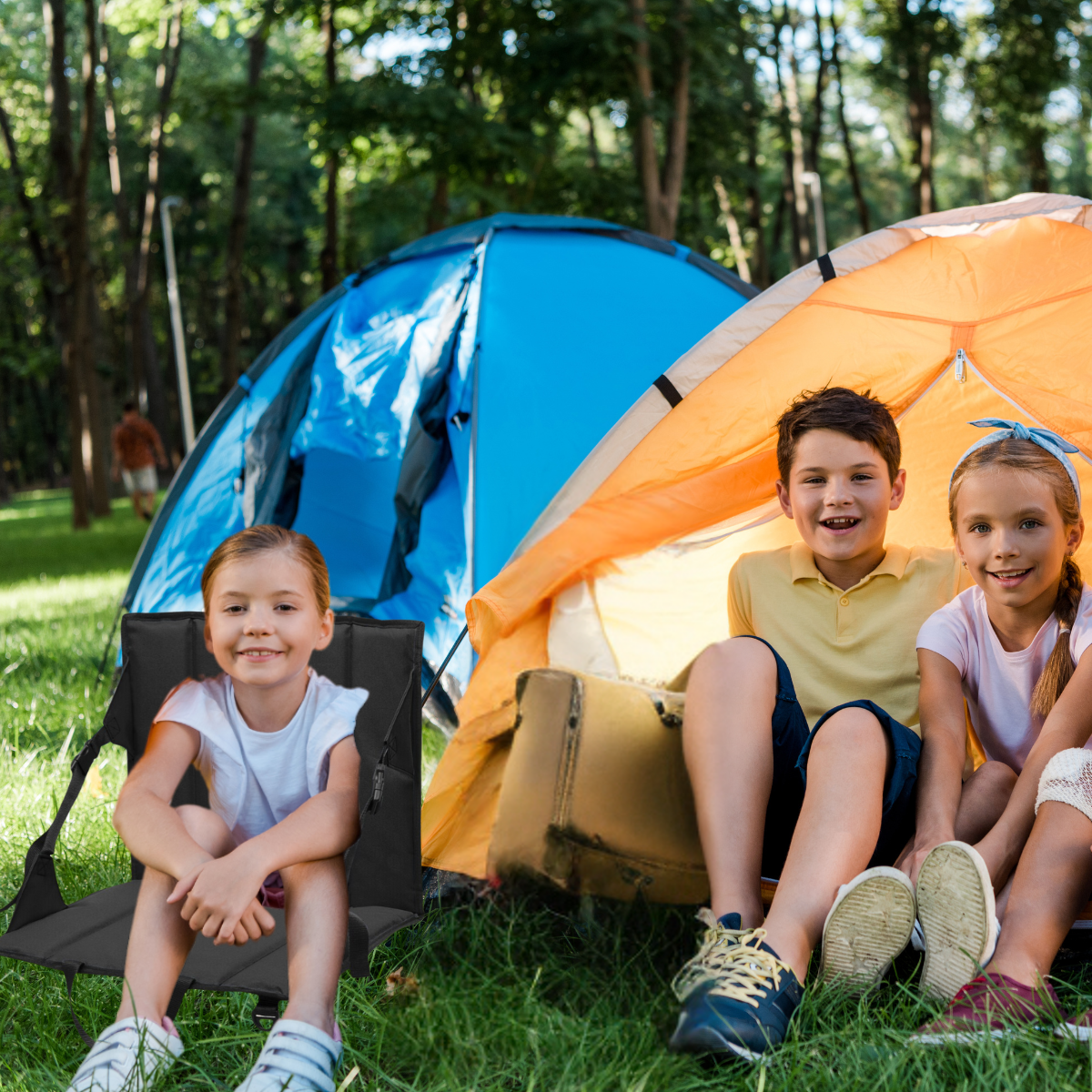 Earthmelon Cozy Kids' Outdoor Seat | Lightweight & Water-Resistant