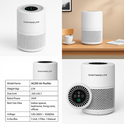 AC210 Air Purifier + Replacement Filter Bundle – Save R108
