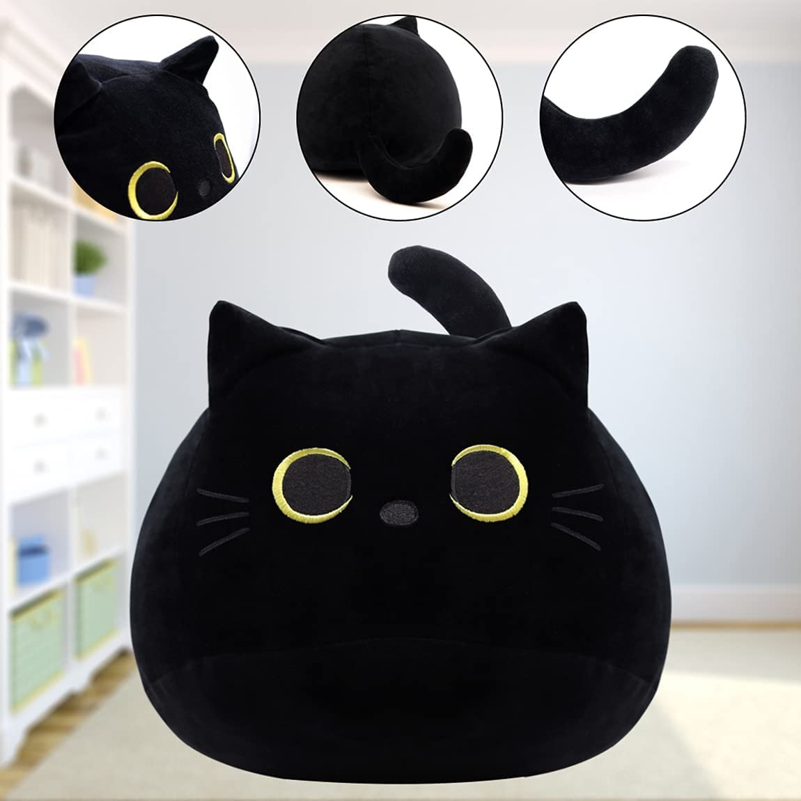 Black Cat Soft cuddle companions Plushies