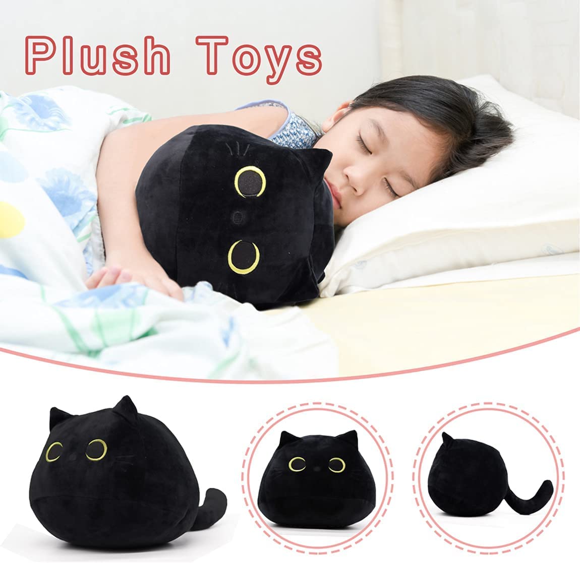 Black cat plushies perfect for cuddles