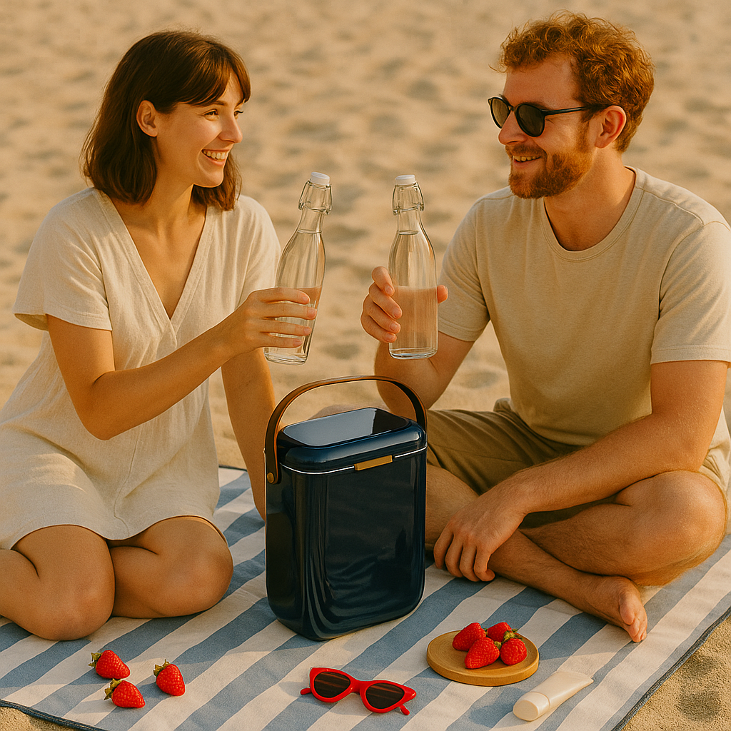 Earthmelon Premium 10L Hardcase Beverage Cooler Box