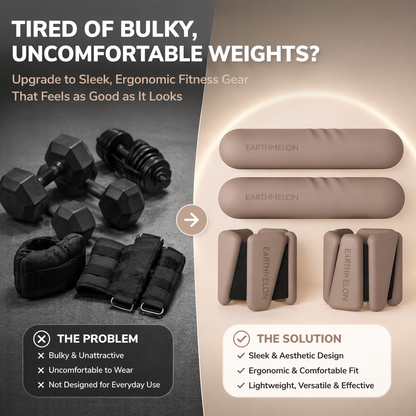 Strength & Flow Bundle — Silicone Dumbbell Set + Oval Yoga Mat
