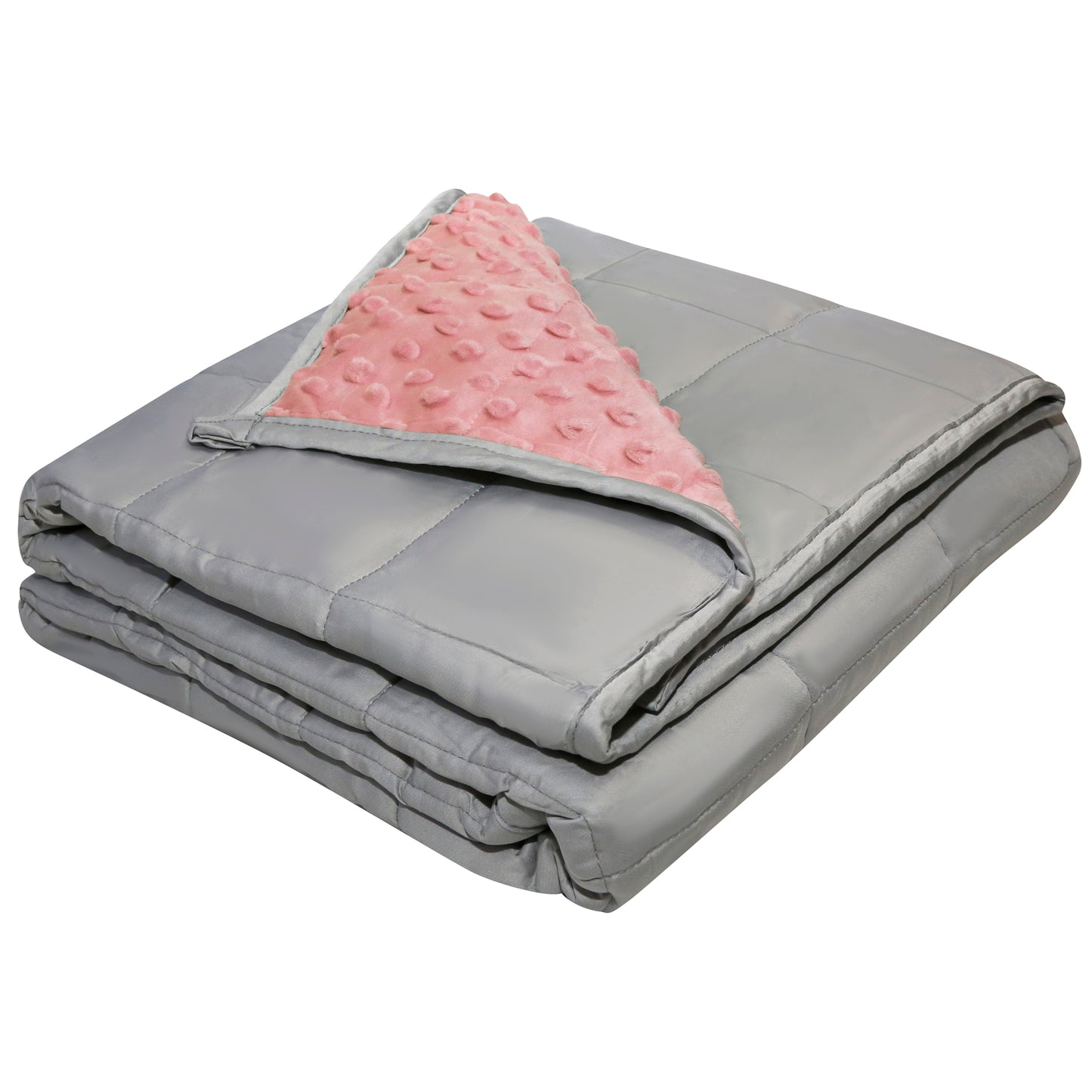 Earthmelon Kids Luxe Bamboo/Minky Dot Dual-Sided Weighted Blanket 91x122cm