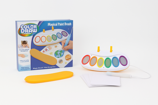 Color Draw Light-up Paint Brush Kids Mess-Free Painting Arts & Crafts