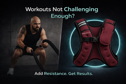5kg Adjustable Weighted Vest – Reflective, with Zip Pouch
