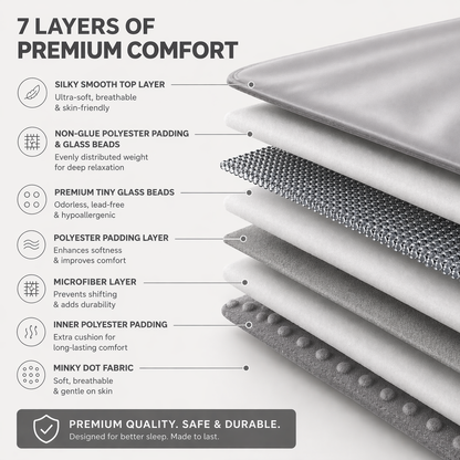 Kids Weighted Blanket – Bamboo Cooling Cover for Calmer Bedtime
