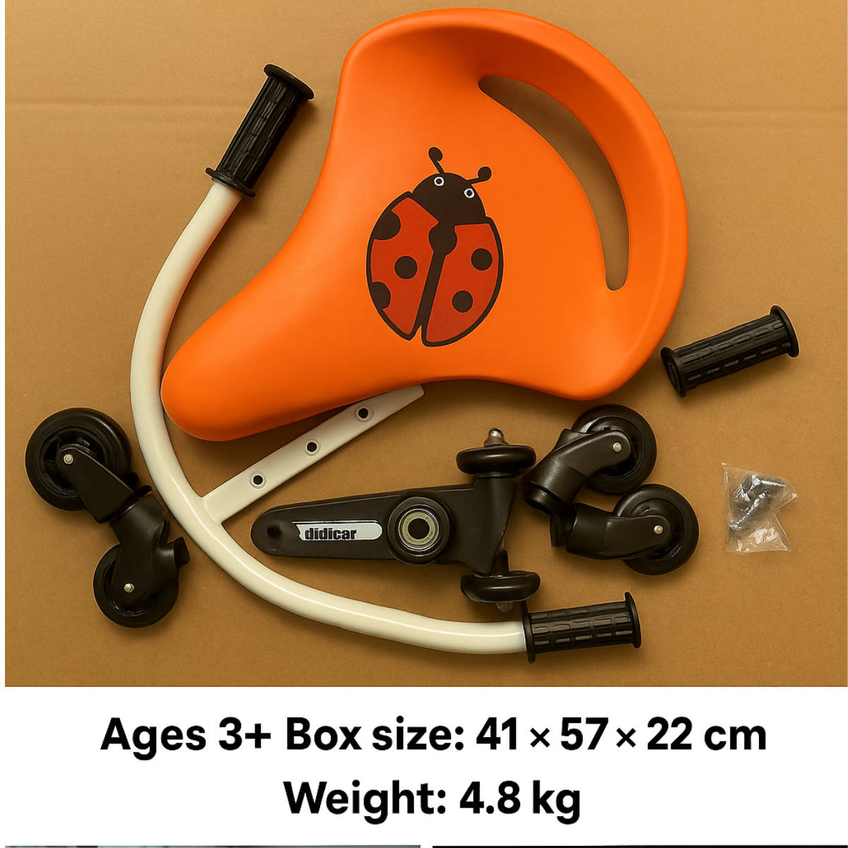 The Wiggle Balance Bike Sit-Down Kids Boys & Girls Scooter